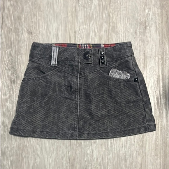 Souris Mini Stylish Gray Kids Skirt - Picture 1 of 3